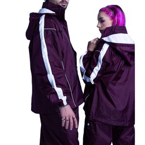 Chándal de nailon informal de invierno con capucha de moda para ropa deportiva unisex de ajuste personalizado con diseño sólido impreso y servicios ODM - Product Image 1