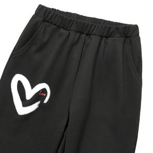 Ensemble de survêtements pour enfants deux-pièces personnalisés en tissu respirant Options d'impression de logo personnalisation OEM de marque privée à motif solide formel - Product Image 6