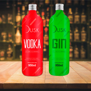 Gin Distillé Premium de Haute Qualité Dusk 5x Filtré 950ml 40% ABV Saveurs Botaniques Riches Parfum Floral Vente en Gros Bouteille en Verre - Product Image 2