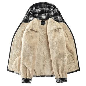 Top Selling Men Long Sleeve <b>Flannel</b> Jacket <b>Oversized</b> Plaid <b>Flannel</b> Button Down Heavyweight Custom <b>Flannel</b> Fleece Jacket for Men - Product Image 6