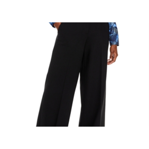 Pantaloni a gamba larga da donna Lafayette 148 New York in chiffon crepe anti-piega traspirante con chiusura elastica in vita, ideali per l'ufficio - Product Image 2