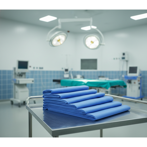Kosite KT-SMS Nonwoven Fabric 60gsm 125 Inch <b>Laminated</b> Polypropylene Breathable Water Resistant Hospital Use - Product Image 5