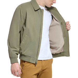 Veste bombardier coupe-vent matelassée à fermeture éclair de haute qualité pour hommes manches longues prix bon marché veste bombardier pour hommes à vendre - Product Image 3