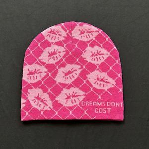 Fabricantes de gorros personalizados con estampado completo Jacquard, gorro de calavera de invierno sin puños, gorros para hombre con gorros personalizados, gorros con logotipo de punto - Product Image 5