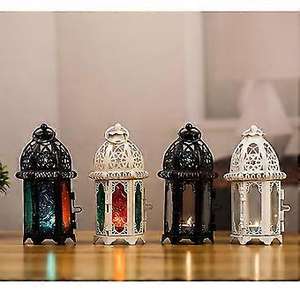 MysticAura Handmade Metal Lantern Lanterns for Home Accents Hotels Restaurants Vintage Royal Lighting Decor - Product Image 2