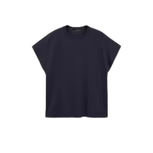 Haute qualité 100% coton femmes coupe ample surdimensionné T-Shirt lourd respirant Style décontracté pour l'été - Product Image 1