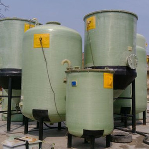 Réservoir de stockage sous pression en fibre de verre 220V Équipement en plastique renforcé de fibres anticorrosives pour l'industrie chimique - Product Image 3