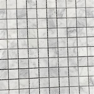 Carrelage en mosaïque de pierre carrée grise mate 10 mm résistant à l'eau pour murs intérieurs modernes et salles de bain - Product Image 4