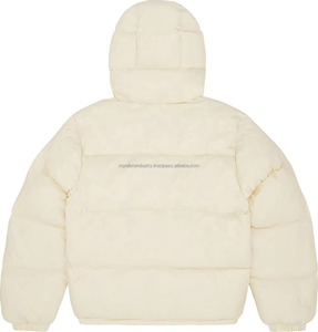 Chaqueta de Invierno para Hombre, Estilo Vintage, con Capucha, Acolchada, Ecológica, Transpirable, Ligera, de Poliéster, para Exteriores, Cálida - Product Image 4