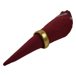 Rond de serviette en métal plaqué or Fabricant et grossiste de haute qualité Décoration de table Accessoires de cuisine Porte-mouchoirs - Product Image 1