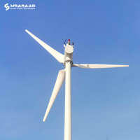 Smaraad personnalisé 100KW 200KW 500KW éolienne industrielle éolienne horizontale 380V