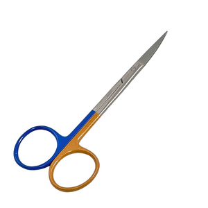 Ciseaux à iris chirurgicaux à lame incurvée professionnelle Finition terne Ciseaux à iris chirurgicaux allemands en acier inoxydable - Product Image 2