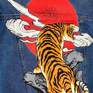 2024 nouveauté veste en jean pour hommes sur mesure Service OEM avec techniques lavées col rabattu conception d'hiver - Product Image 5