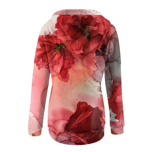 Sudaderas con capucha informales de moda de invierno para mujer, ropa de calle, diseño de sublimación con cuello con capucha y logotipo frontal, diferentes estilos - Product Image 2