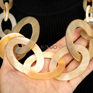 สร้อยคอยาวรูปเขาควายธรรมชาติสำหรับผู้หญิงสายโซ่เครื่องประดับแฟชั่นสำหรับเป็นของขวัญจากเวียดนาม - Product Image 5