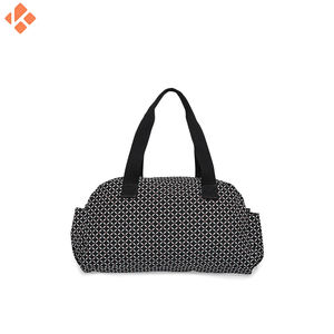 Bolsa de lona de cuero PU suave impermeable de moda de lujo estilo informal de fin de semana para gimnasio viajes al aire libre y cierre de cremallera deportiva - Product Image 3