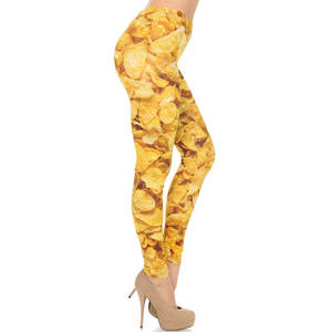 Mallas de fitness elásticas para uso de entrenamiento de gimnasio/mallas de sublimación de Yoga de diseño impreso para adultos - Product Image 2