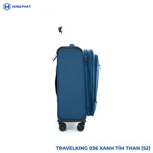 High-Fashion Luggage Bags & Cases 036 Soft Luggage Expandable Compartment 360-Degree Wheels Bags and <b>Suitcases</b> Hung Phat - Product Image 5