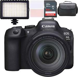 Meilleur appareil photo hybride plein format Canon EOS R6 Mark II de haute qualité avec objectif RF24-105mm F4 L USM, 24,2 mégapixels - Product Image 1
