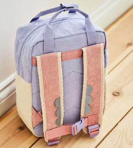<strong>Personalised</strong> Cord <strong>Backpack</strong> with Grab Handle Mini Color Block School Bags <strong>Kids</strong> Corduroy <strong>Kids</strong> <strong>Backpack</strong> Corduroy Splice <strong>Backpack</strong> - Product Image 2