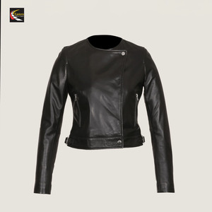 Chaqueta de cuero para mujer Producción a granel Proveedor mayorista - Product Image 3