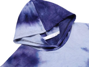 Drop Shoulder Heavyweight Casual Streetwear transpirable tejido figuras mujeres Tie Dye Sudadera con capucha sudaderas ecológicas - Product Image 5