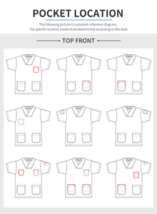 Customized logo Woven Waterproof Spandex Nurse Hospital <b>Scrubs</b> Suit Tops Nursing Sets Medical Hospital <b>Uniforms</b> for Women - Product Image 4