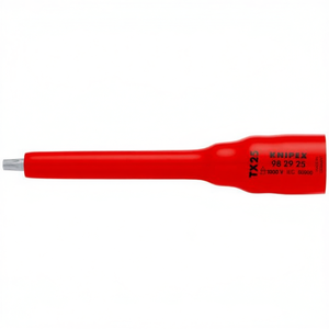 Llave de vaso Knipex de grado industrial de 3/8'' con doble hexágono, destornillador y cabeza Torx con mango de plástico - Product Image 2