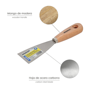 Spatola con Manico in Legno e Lama da 50mm. - Product Image 3