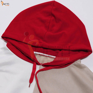 Venta al por mayor productos calientes logotipo personalizado Sudadera con capucha de lana hombres peso pesado liso grueso Sudadera con capucha de lana personalizada - Product Image 5