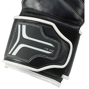 Guantes de Boxeo Profesionales de Cuero PU Negro, Logotipo Personalizado, Guantes de Entrenamiento al por Mayor para Luchadores - Product Image 4