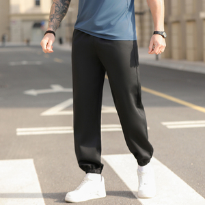 Pantalones de entrenamiento para correr informales deportivos XL para hombre, pantalones de gimnasio de cintura media de secado rápido de alta calidad con cordón de apertura de cremallera plano - Product Image 5