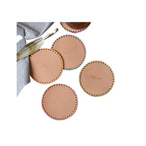 Nordic Design Leather <b>Coaster</b> and Unique Promotional New Design Home Decorative PU Leather Hot <b>Drink</b> <b>Coasters</b> With Sale - Product Image 1