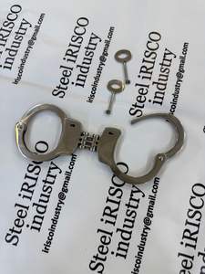 Menottes en acier inoxydable pour jeux BDSM, équipement de bondage personnalisable, jouet sexuel, menottes en métal ajustables et coquines - Product Image 2