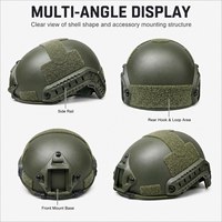 Casque tactique d'extérieur FAST ABS 3A pour adulte, nouvelle version améliorée Wendy, résistant à l'eau, système de suspension réglable, coussinets à mémoire de forme, luxe