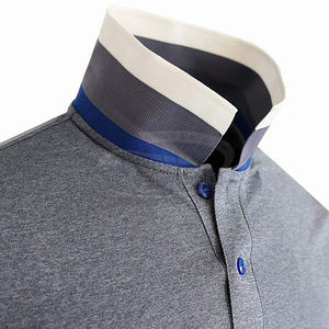 OEM mejor personalizado de alta calidad elegante de manga larga para los hombres para Polo camiseta Casual sólido ropa deportiva a granel al por mayor - Product Image 4