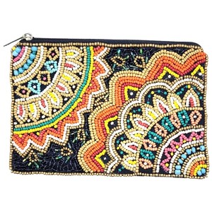 Nouveau modèle de pochette à main perle de rocaille brodée perlée porte-monnaie fait main avec couleur personnalisée pour femme et fille - Product Image 2
