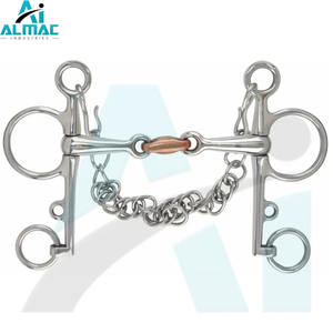 ALMAC Colaxie Horse Bit en acier inoxydable réutilisable conçu pour un contact doux avec la bouche Performance équilibrée toutes les disciplines d'équitation - Product Image 1