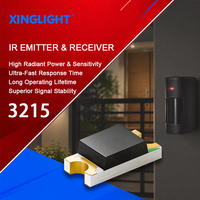 XINGLIGHT Dioda Penerima Inframerah SMT Koloid Hitam dengan Sensitivitas Tinggi dan Respon Cepat untuk Peralatan Rumah Pintar