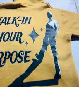 Precios bajos algodón polar 500 GSM serigrafía Sudadera con capucha High Street transpirable invierno serigrafía Sudadera con capucha - Product Image 5