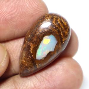 หินโอปอลทรงหลังเบี้ยทรงลูกแพร์อัญมณีทรงหลวมโอปอลจากออสเตรเลียไฟหลายก้อนตามธรรมชาติ - Product Image 5