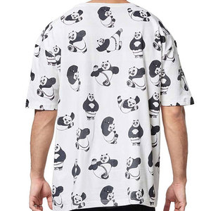 T-shirts pour hommes 100% coton, personnalisables avec logo, t-shirts épais à épaules tombantes, col rond de haute qualité pour hommes - Product Image 2