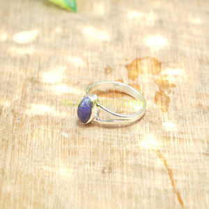 Anillo de Charoita Morada, Anillo de Plata de Ley 925, Anillo con Piedra Morada, Anillo de Compromiso, Anillo con Gema, Joyería de Charoita, Regalo para Esposa - Product Image 4