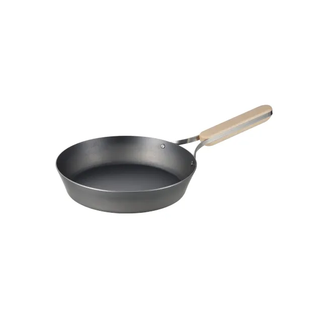 en-008 enzo carbon steel pan iron pan non stick frying pan 22cm made in Japan Japandi