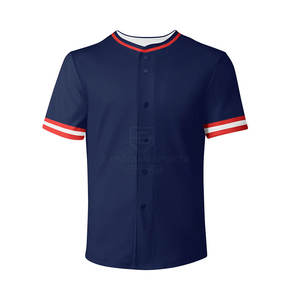 Último Estilo en Camisetas de Béisbol Transpirables al por Mayor, Diseño Personalizable, 100% Poliéster - Product Image 1