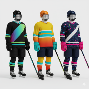 Conjunto de Jersey de Hockey sobre Hielo con Sublimación Completa 2026 |   Uniforme de Equipo Personalizado |   Fábrica de Venta al Por Mayor OEM - Product Image 2