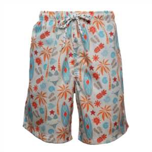 Shorts de sport pour hommes à taille élastique de haute qualité Vêtements décontractés Imprimés personnalisables Shorts de planche en coton complet Méthode de tissage tissé - Product Image 5