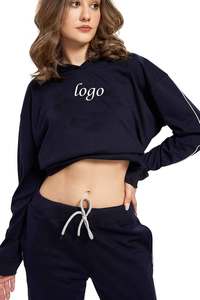 Survêtement unisexe personnalisé de haute qualité avec bandes latérales ensemble pour hommes entraînement pour hommes vente en gros survêtement personnalisé à capuche pour femmes - Product Image 4
