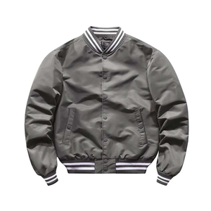 Personalizado Varsity Jacket Bordado Logo Mangas de cuero Lana Letterman Varsity Jacket Hombres Chaqueta de béisbol - Product Image 4