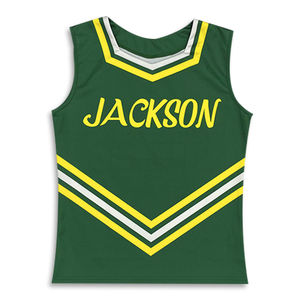 Uniformes de cheerleading de haute qualité à séchage rapide, personnalisés, légers, couleur unie, en spandex/polyester, pour adultes, service OEM, styles variés - Product Image 2